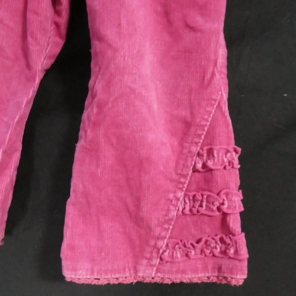 THE CHILDREN'S PLACE - Stretch | 24 months | Pink Corduroy Pants W/ Ruffles - Picture 8 of 16